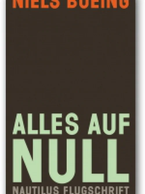 Flyer: Niels Boeing - Alles auf Null