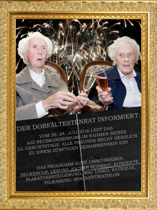 Flyer: wIR FEIERN GEBURTSTAG mit Kultfilmen