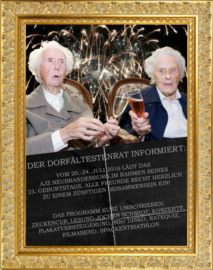 Flyer: wIR FEIERN GEBURTSTAG mit Kultfilmen