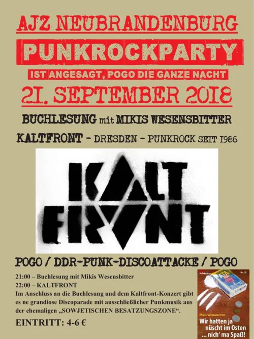 Flyer: MIKIS WESENSBITTER LIEST