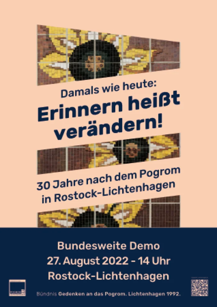 Flyer: MOBIVORTRAG: DEMO ERINNERN HEIßT VERÄNDERN!
