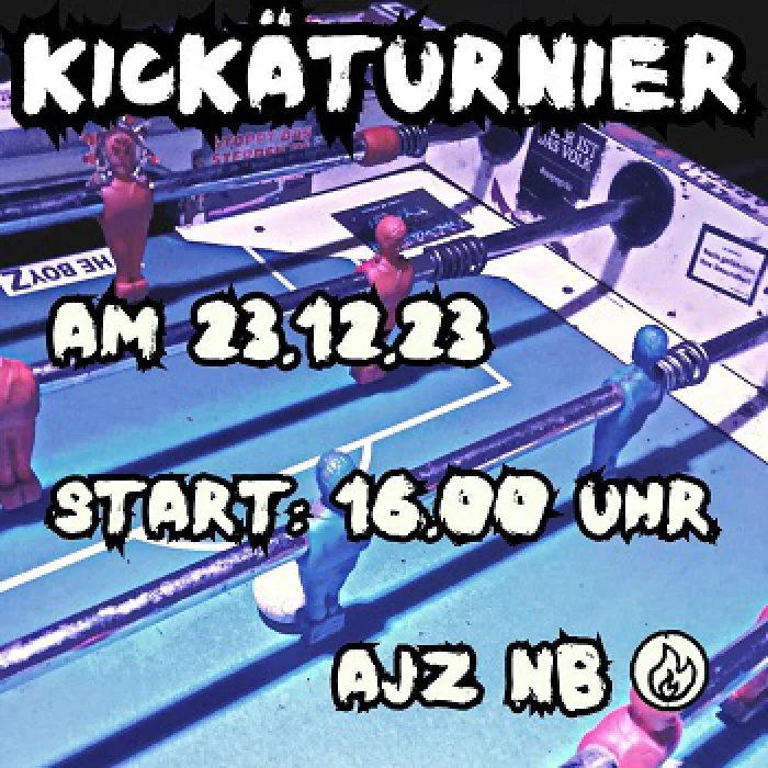 Flyer: KICKERTURNIER