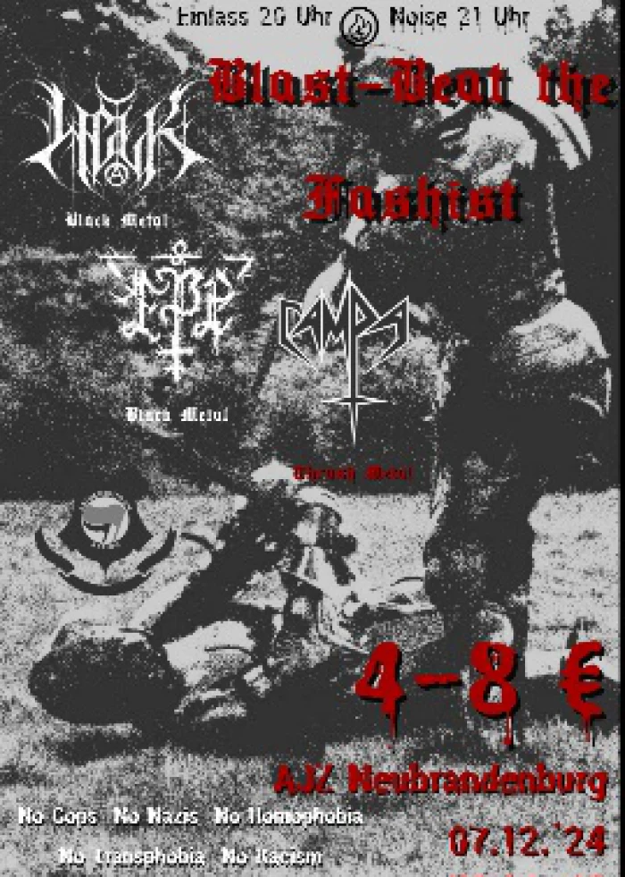 Flyer: WELK + FROST, PISSE & ELEND + CAMPA