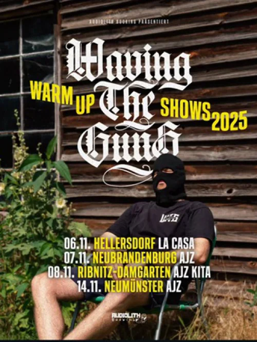 Flyer: WAVING THE GUNS