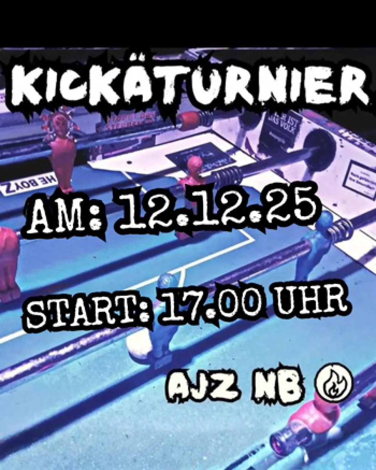 Flyer: KICKERTURNIER