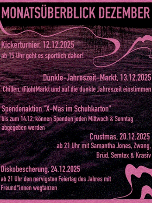 Flyer: WAS IST LOS BEI UNS IM DEZEMBER?