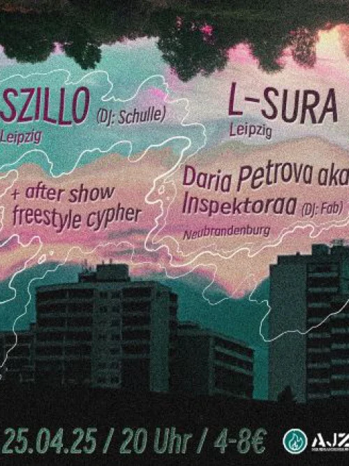 Flyer: SZILLO + INSPEKTORAA + L-SURA