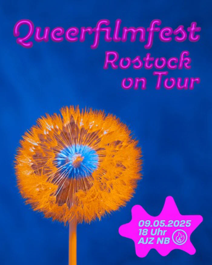 Flyer: QUEERFILMFEST ROSTOCK ON TOUR