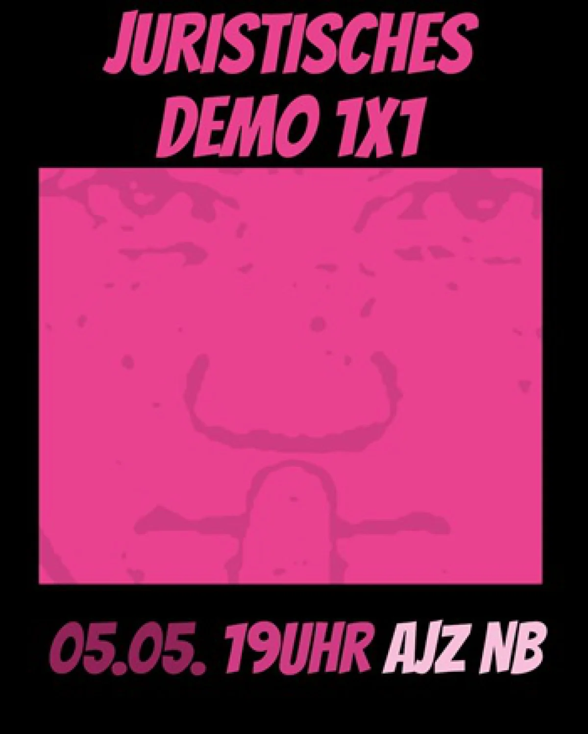 Flyer: JURISTISCHES DEMO 1x1