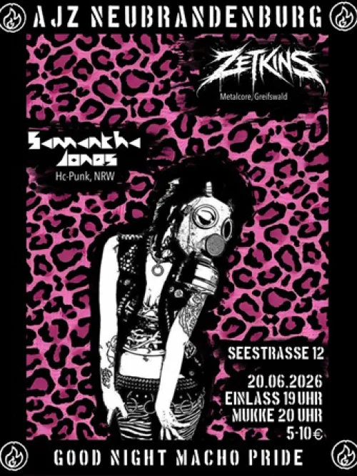 Flyer: SAMANTHA JONES + ZETKINS